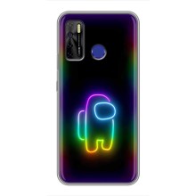 Чохли Амонг Ас для TECNO Camon 15 (AlphaPrint) (Яскравий скін)