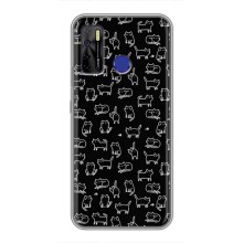 Чохол з принтом для TECNO Camon 15 (AlphaPrint) Модні коти (Маленькі котики)