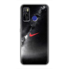 Чохол для TECNO Camon 15 - з принтом Найк (AlphaPrint) (Найк червоний)