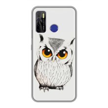 Чохол з пташками на TECNO Camon 15 (VPrint) (Мила Сова)