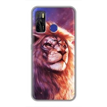 Чохол з картинкою ЛЕВ для TECNO Camon 15 (VPrint) (Красочний Лев)