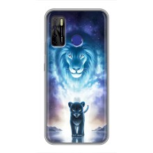 Чохол з картинкою ЛЕВ для TECNO Camon 15 (VPrint) (Маленький лев)