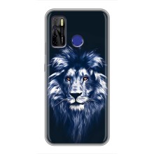 Чохол з картинкою ЛЕВ для TECNO Camon 15 (VPrint) (Синій Лев)