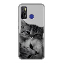 Чохол з малюнком кіт на TECNO Camon 15 (Пара котів)