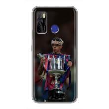 Чехол с футболистом Ламин Ямаль TECNO Camon 15 – Ямал с кубком