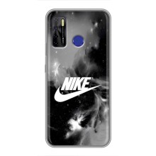 Чехол с логотипом Найк на TECNO Camon 15 – Найк дымчатый