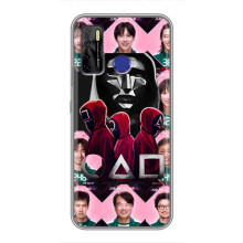 Чохол Гра в кальмара для TECNO Camon 15 – Персонажі гри кальмара