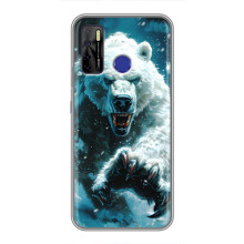 Чехол с картинкой «Хищники» для TECNO Camon 15 – Медведь
