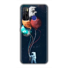 Космічні Чохли для ТЕКНО Камон 15 (VPrint) (Планети кульки)
