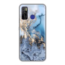 Мраморний чехол на TECNO Camon 15 (VPrint) (Ніжний мрамор)