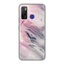 Мраморний чехол на TECNO Camon 15 (VPrint) (Пурпурний Мрамор)