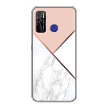 Мраморний чехол на TECNO Camon 15 (VPrint) (Тройний мрамор)