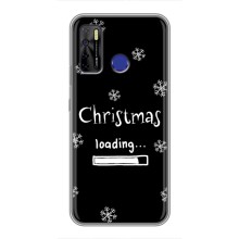 Різдвяні, Святкові Чохли для ТЕКНО Камон 15 – Christmas loading