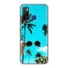 Силіконовий чохол з КАРТИНКАМИ літо для TECNO Camon 15 (AlphaPrint) (Погляд літо)