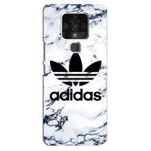 Чохли Адидас для TECNO Camon 16 Pro (AlphaPrint) (Адідас на мраморі)