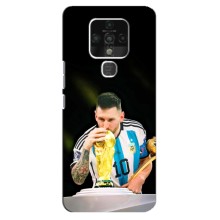 Чохли для TECNO Camon 16 Pro (Leo чемпіон) (AlphaPrint) (Кубок Мессі)