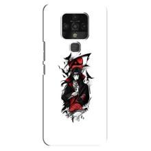 Чехлы на тему: Итачи Учиха для TECNO Camon 16 Pro (AlphaPrint) – Итачи с атрибутами