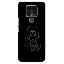 Чехлы на тему: Итачи Учиха для TECNO Camon 16 Pro (AlphaPrint) – силуэт Итачи