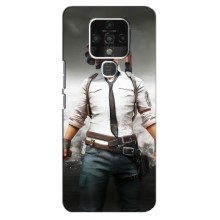 Чохол з картинкою "Герой Pubg" на TECNO Camon 16 Pro (Пабг)