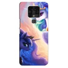 Чехол для Техно Камон 16 Про - (Единорожки - Новинки) (AlphaPrint) (Единорожки)