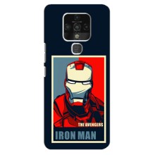 Чохол Супергерой Залізна Людина на TECNO Camon 16 Pro (Art Iron man)