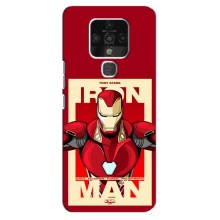 Чохол Супергерой Залізна Людина на TECNO Camon 16 Pro (Iron man)