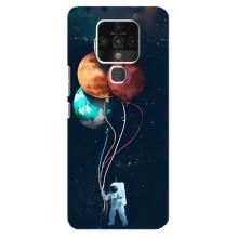 Космічні Чохли для ТЕКНО Камон 16 Про (VPrint) (Планети кульки)