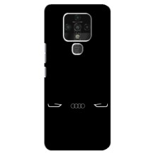 Силіконовий бампер з картинкою машини на TECNO Camon 16 Pro (Сілует Audi)