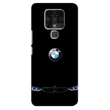 Силіконовий бампер з картинкою машини на TECNO Camon 16 Pro (Чорний BMW)