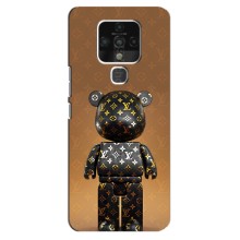 Чехлы для TECNO Camon 16 SE - Bearbrick Louis Vuitton (PREMIUMPrint) (Bearbrick)