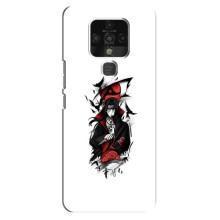 Чехлы на тему: Итачи Учиха для TECNO Camon 16 SE (AlphaPrint) – Итачи с атрибутами