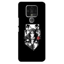 Чехлы на тему: Итачи Учиха для TECNO Camon 16 SE (AlphaPrint) – коллаж Итачи