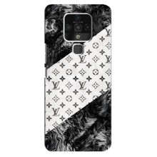 Чехол Стиль Louis Vuitton на TECNO Camon 16 SE (LV на белом)