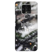 Новогодние, Праздничные Чехлы для TECNO Camon 16 SE - 2024 год (Hello winter)