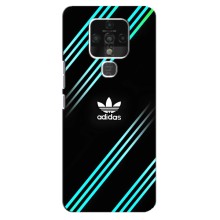 Чехлы Адидас для TECNO Camon 16 (AlphaPrint) (Адидас с полосами)