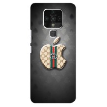 Чехлы ГУЧЧИ для Техно Камон 16 (AlphaPrint) (Apple gucci)