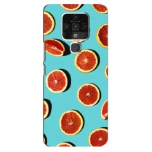 Чехлы с Фруктами для TECNO Camon 16 (VPrint) (Грейпфрут)