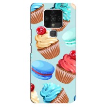 Чехлы с Фруктами для TECNO Camon 16 (VPrint) (Кексики)