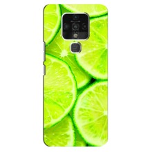 Чехлы с Фруктами для TECNO Camon 16 (VPrint) (Лайм)