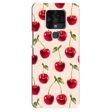 Чехлы с Фруктами для TECNO Camon 16 (VPrint) (Вишня)