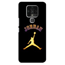 Чехлы для TECNO Camon 16 - с картинкой JORDAN (AlphaPrint) (Jordan Gold)