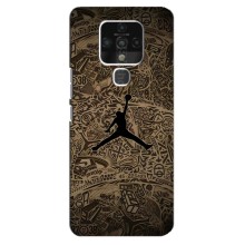 Чехлы для TECNO Camon 16 - с картинкой JORDAN (AlphaPrint) (Logo Jordan)