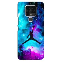 Чехлы для TECNO Camon 16 - с картинкой JORDAN (AlphaPrint) (Яркий Джордан)