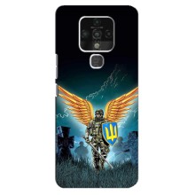 Чехлы с картинкой ЗСУ для TECNO Camon 16 (AlphaPrint) (Солдат ЗСУ)