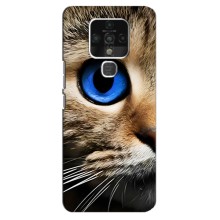 Чехлы с Котиками для TECNO Camon 16 (VPrint) (Глаз кота)