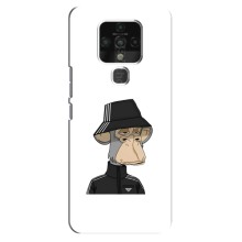 Чехлы с Обезьянами NFT для TECNO Camon 16 (AlphaPrint) (обезьяна NFT Adidas)
