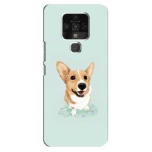 Чехлы с собаками для TECNO Camon 16 (VPrint) (Корги)