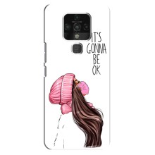Чехол с печатью для TECNO Camon 16 - (Мода) (AlphaPrint) (Коронавирус)