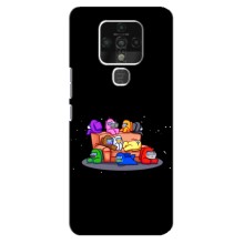 Чехол Амонг Ас для TECNO Camon 16 (AlphaPrint) (Амонг-ас)