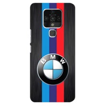 Чехол для Техно Камон 16 - с принтом БМВ (AlphaPrint) (Лого BMW)